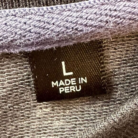 Travis Mathew‎ Black with Purple Trim Long Sleeve Top Size Large - Picture 6 of 7